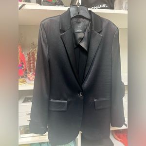 Mango Satin Effect Blazer